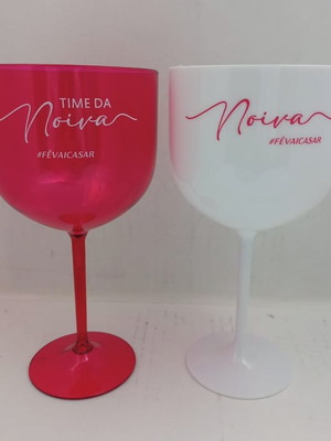 100 taças de gin baby 450ml personalizadas