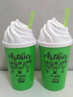 100 copos twister 480ml chantilly personalizados