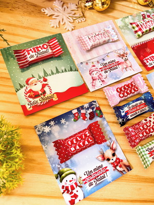 Card com bis- natal