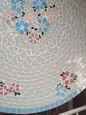 Prato giratório mosaico - 80 cm