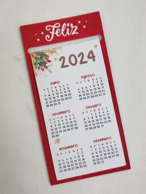 Marcador de página magnético personalizado natal