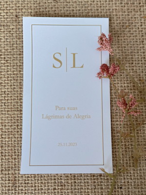 Lágrimas de alegria personalizada