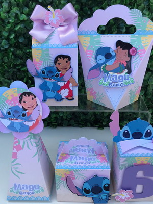 20 personalizados clássico lilo e stitch
