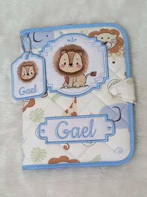 Capa caderneta vacinação / porta documentos infantil