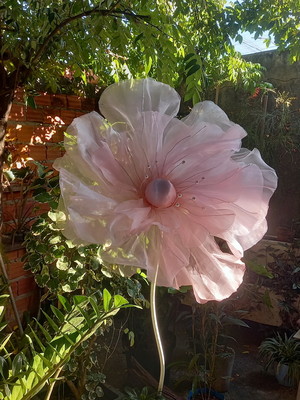 Flor de organza gigante 60cm