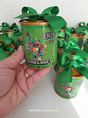 Mini lata tubo minecraft