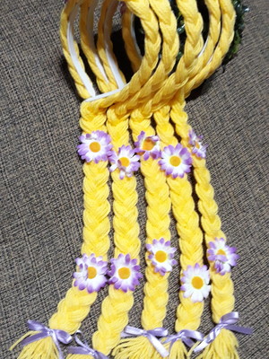 Tiara arco rapunzel kit com 10 unidades