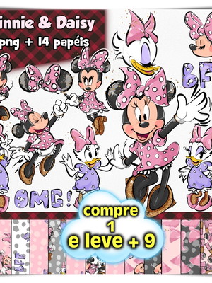 Kit digital minnie e daisy