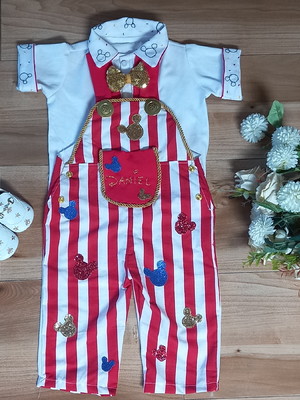 Fantasia mickey circo magico, roupa mickey circus
