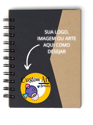 Bloco de anotações com autoadesivos personalizado