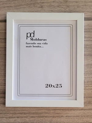 Kit 2 moldura 20x25 quadro com vidro