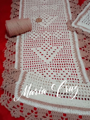 Kit passadeira de crochê