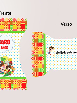 1 balde com 100 balas sítio do pica pau amarelo