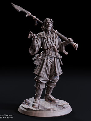 Miniatura de rpg - cassius, luck charmer