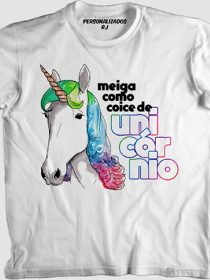 Camiseta engraçada meiga como coice de unicórnio