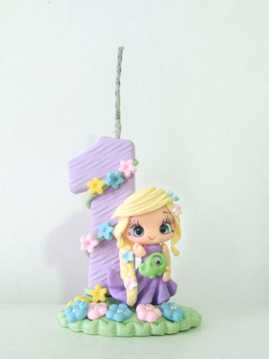 Vela rapunzel número 1