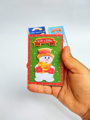 Kit bloquinho de anotações: 05 lembrancinhas natalinas