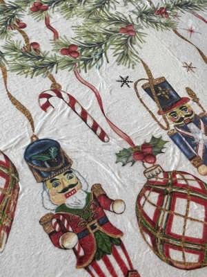 Sousplat natal em mdf com decupagem e impermeabilizado!
