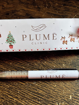 Caneta personalizada com caixinha/sacolinha natal