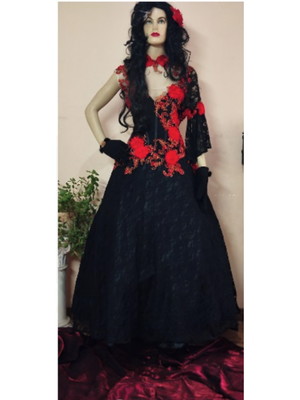 Vestido pombagira maria padilha das 7 encruzilhada