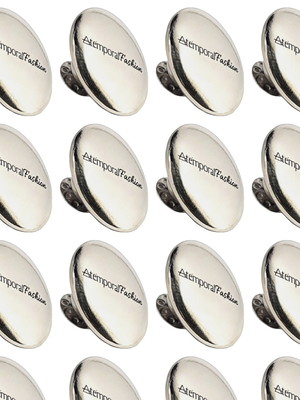 Botão para jeans personalizado prata 20 mm 25 unidades