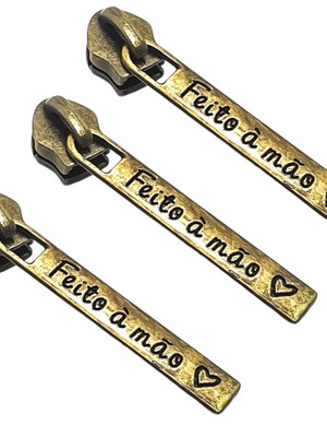 Cursor feito a mão ouro velho 05 unidades número 05