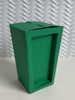 Molde limpo em pdf caixa sushi alta com visor shaker