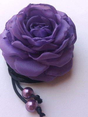 Flor de pescoço/ choker flor