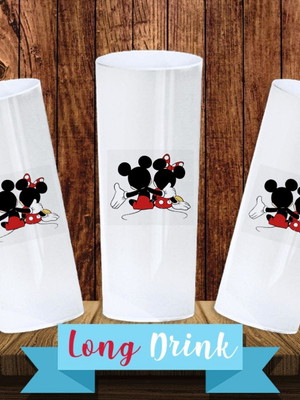 Copo long drink - mickey e minnie