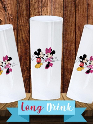 Copo long drink - mickey e minnie