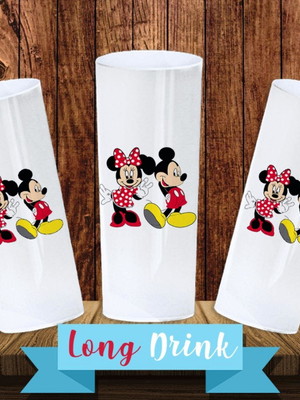 Copo long drink - mickey e minnie
