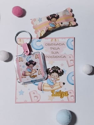 Chaveiro personalizado/estampa dos dois lados/qualquer tema