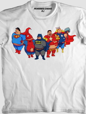 Camiseta engraçada super gordos