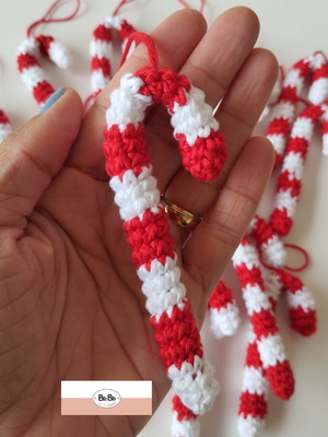 Amigurumi bengala de crochê - enfeite árvore de natal