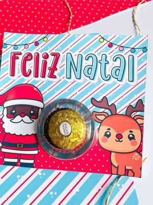 Card + blister natal