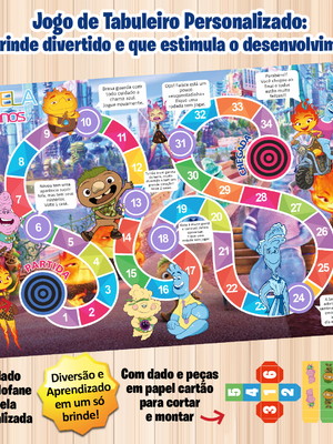Jogo de tabuleiro personalizado elementos prazo reduzido