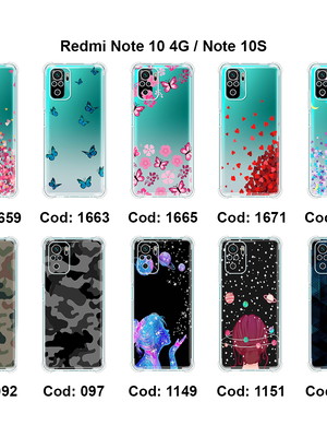 Capa de celular compatível com redmi note 10 4g / note 10s