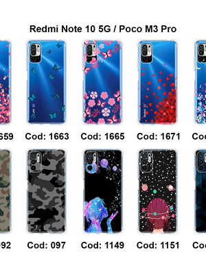 Capa de celular compatível com redmi note 10 5g/poco m3 pro
