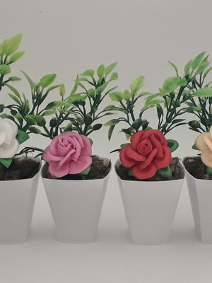 Mini arranjos para lembrancinhas
