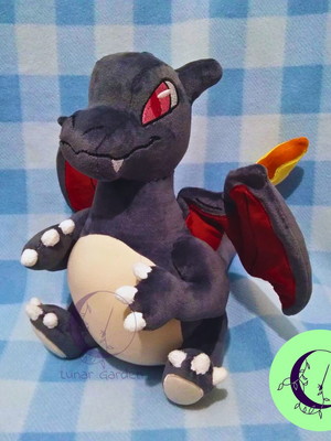 Charizard shiny - pokémon - pelúcia