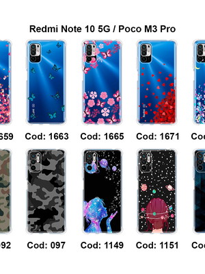 Capa de celular compatível com redmi note 10 5g /poco m3 pro