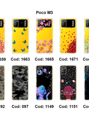 Capa capinha de celular compatível com xiaomi poco m3