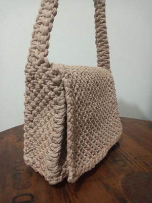 Bolsa areia macrame