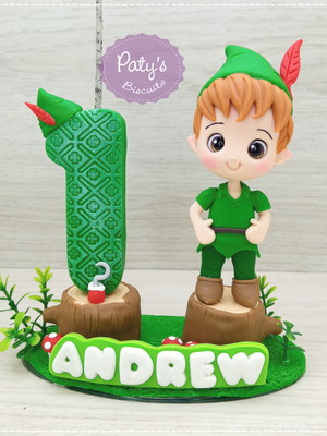Topinho com vela peter pan
