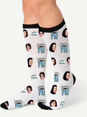 Kit com 10 meias personalizada com foto