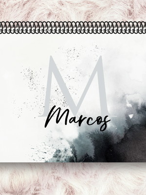 Desk planner mensal datado 2024 masculino