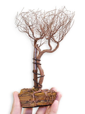 Árvore de andry escultura em cobre
