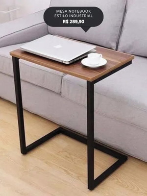 Mesa notebook estilo industrial