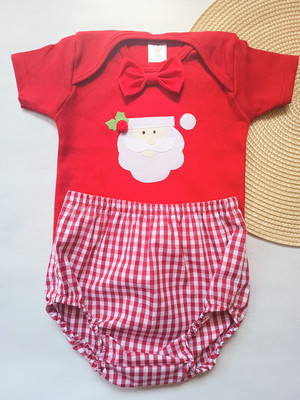 Body de natal para menino.