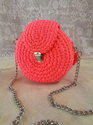 Bolsa boho chic crochê